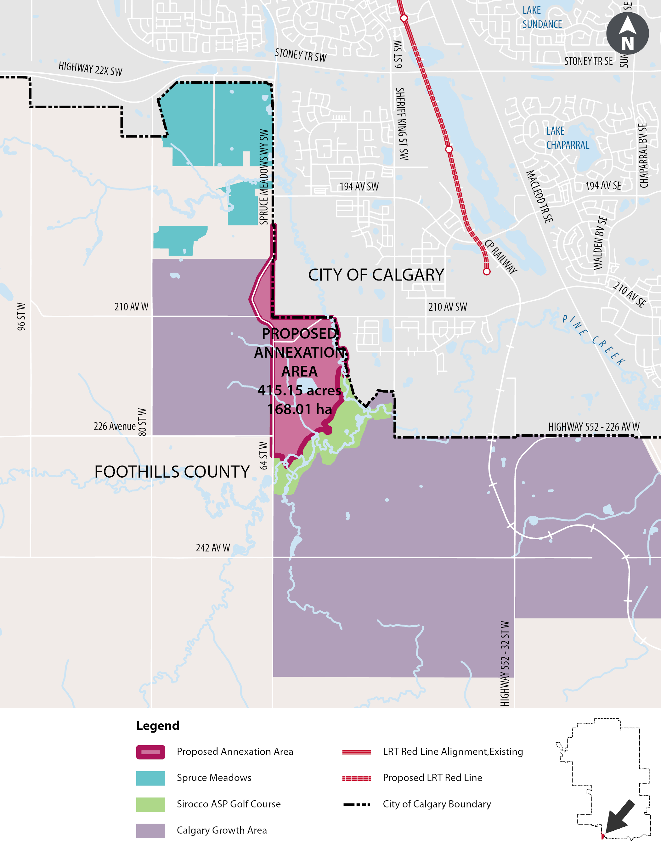 Foothills Land Annexation Foothills County